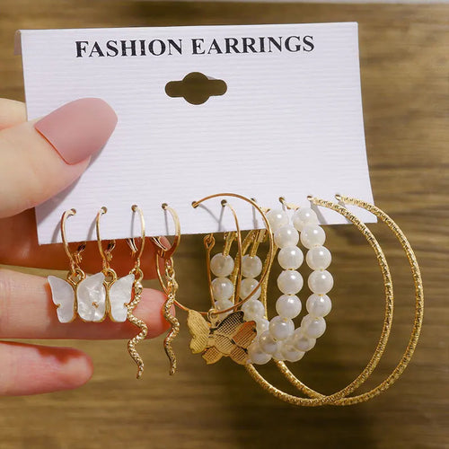 5 Pairs of Earrings